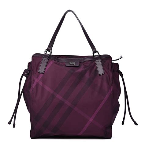 burberry purple tote|burberry packable tote.